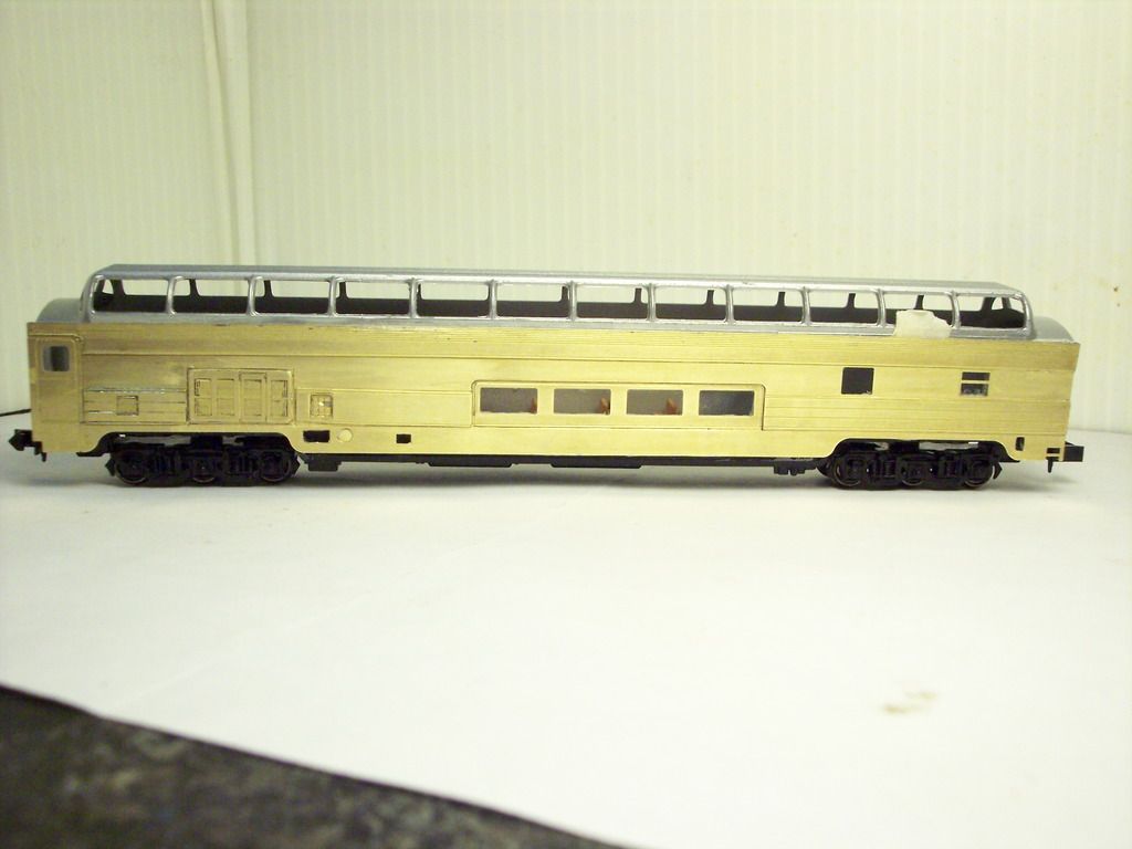 Multilayering brass car sides N and Z Scales TheRailwire